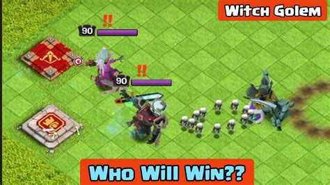 Witch Golem Vs Momma Pekka Late Upload Youtube