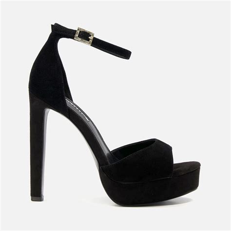 Dune Mascot Suede Platform Heeled Sandals | Allsole