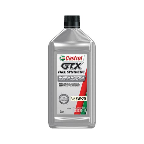 Castrol Gtx Full Synthetic W Is Suitable For Use In Automotive