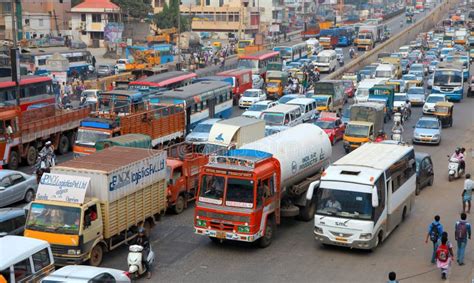 bangalore city traffic editorial photo image  metro