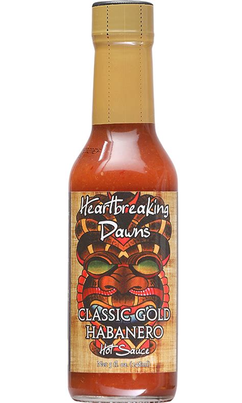 Heartbreaking Dawns Classic Gold Habanero Hot Sauce