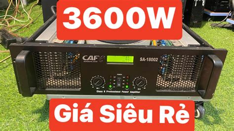 Đẩy bãi CAF 3600W, chuyên trị Full đôi súp kép coil lớn, Giá Rẻ - YouTube