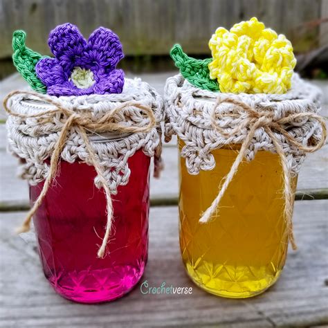 Dandelion And Wild Violet Jelly Recipe Bonus Free Crochet Jar Topper Pattern Crochetverse