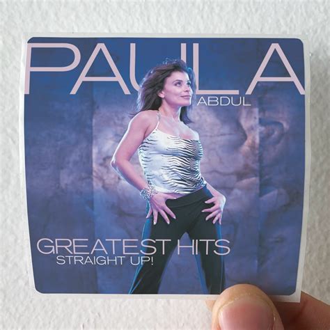 Paula Abdul Greatest Hits Straight Up Album Cover Sticker