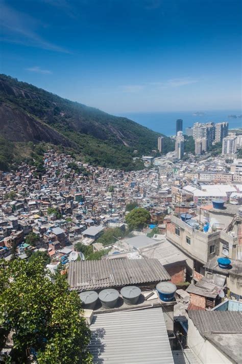 Aerial View of Favela Rocinha Editorial Stock Photo - Image of hill, janeiro: 131350368