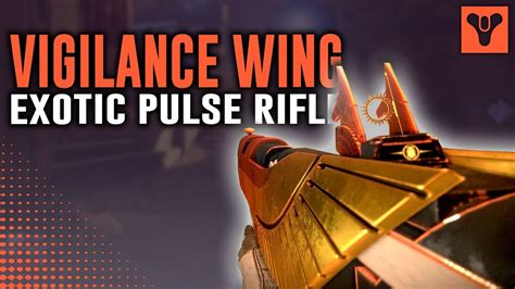 Destiny The Poacher Vigilance Wing Exotic Pulse Rifle Live