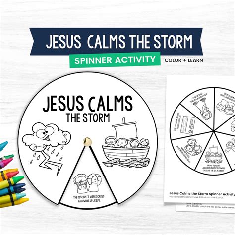 Jesus Calms the Storm, Stories of Jesus, Bible Game for Kids, Kid Bible Study, Kids Bible Craft ...