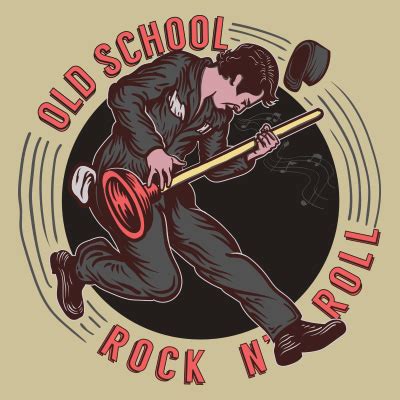 Old School Rock n roll Shirt design | Tshirt-Factory