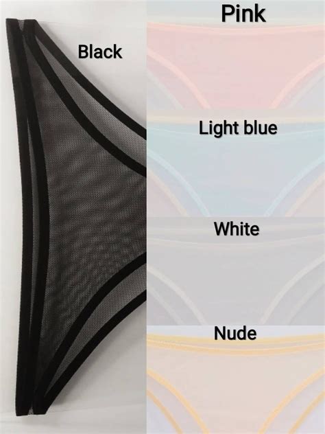 Sheer Mesh Panties Sexy Lingerie See Through See Through Mesh Sheer Sissy White Bridal Panties