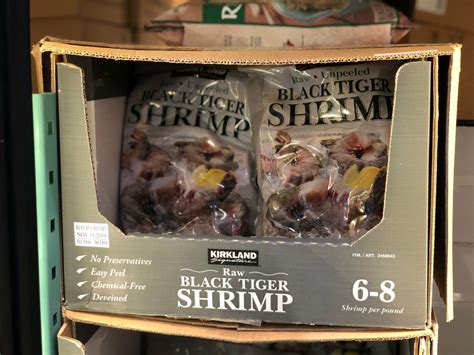 Kirkland Signature Raw Black Tiger Shrimp 19 97 Costco Clearance