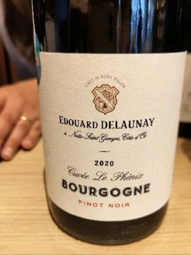 Edouard Delaunay Cuv E Le Ph Nix Bourgogne Pinot Noir Vivino Us