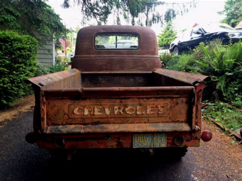 Chevy Truck Short Bed Pickup No Air Rid Rat Rod Not Bagged