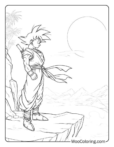 Goku Coloring Pages Free Printable Pdf Woo Coloring