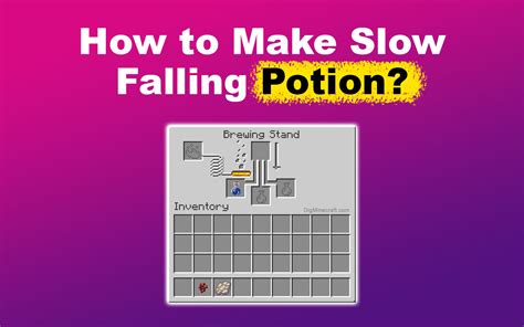 Make A Slow Falling Potion In Minecraft Easy Steps Alvaro Trigos Blog