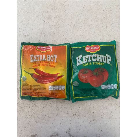 Delmonte Sauce Sambal Sachet Tomato Extra Hot Contents Pcs Shopee Malaysia