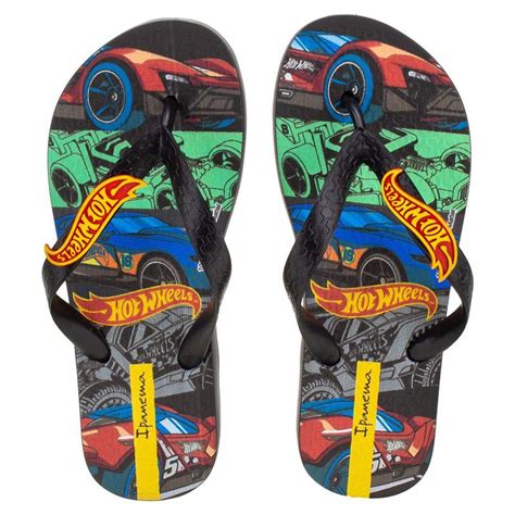 Chinelo Infantil Masculino Hot Wheels Ipanema 28009 Chinelo Infantil Magazine Luiza