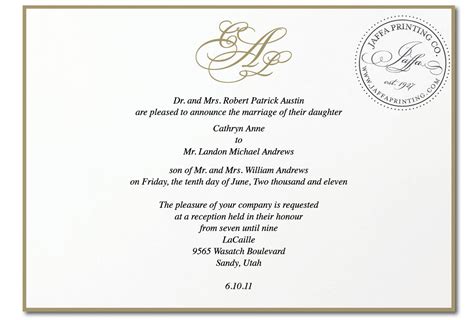 Royal Invitations Example - Invitation Design Blog