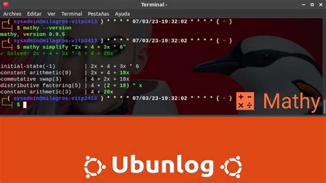 Mathy Til Herramienta Cli Para Resolver Problemas De Lgebra Linux