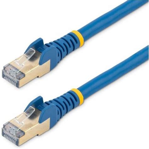 StarTech.com 7FT Cat6A 10GbE Shielded (S/FTP) Snagless Patch Cable 26AWG — Blue (5-Pack) (N6PAT-C6A-STP-7FT-BL-5PK)