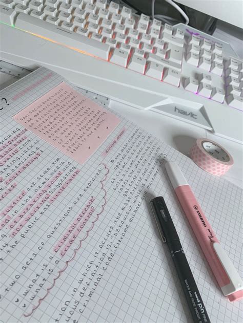 Study notes, pink, aesthetic School Organization Notes, School Notes ...