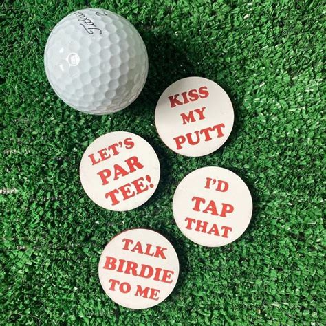 😂Funny Pun Golf Ball Markers Set