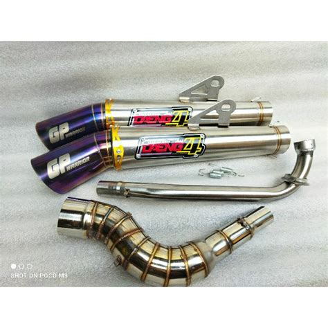 Daeng Sai4 Conical Exhaust Open Pipe Elbow Tmx Pinoy Motoposh Raider