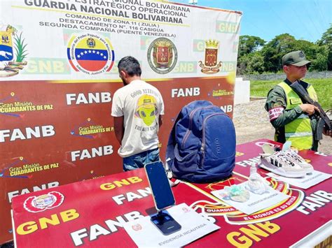 GNB incauta cocaína y un celular con fotos de armas de fuego a la venta