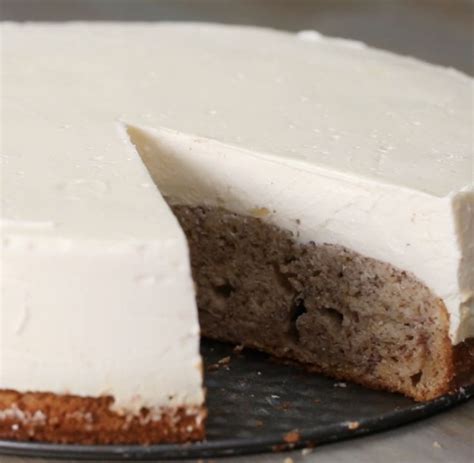 Banana Bread Bottom Cheesecake Recipe By Tasty Recipe Cheesecake