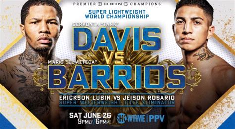 Gervonta Davis vs. Mario Barrios - Full Fight Video HD Boxing PPV MMA