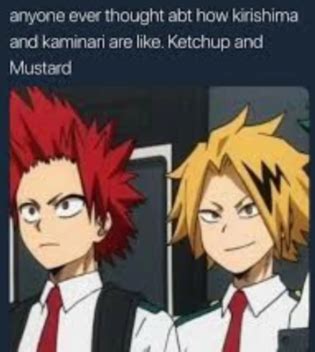 ketchup and mustard : r/MHAmemes