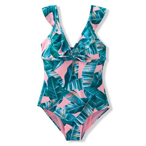 Girls Bikini Swimsuit Summer One Piece Girls Print Grandado