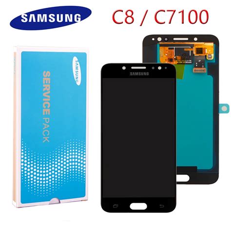 Original Super Amoled Lcd Replacement For Samsung Galaxy C Lcd