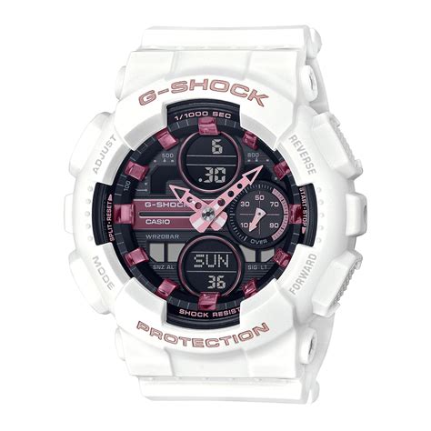 Reloj G Shock Gma S M Adr Resina Mujer Blanco Btime