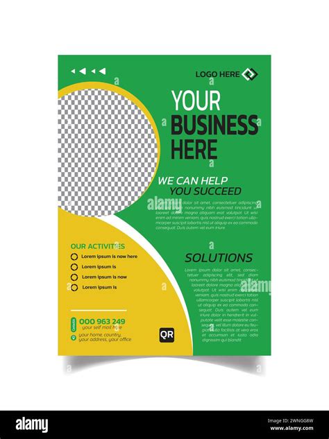 Styling Agency Business Flyer Or Delectable Business Leaflet Beautiful