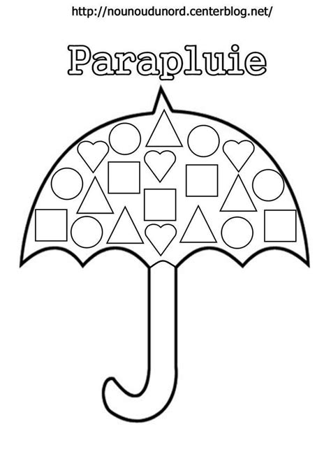 Coloriage Parapluie