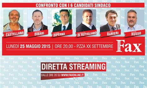 Video Confronto Tra I Candidati Sindaco Mola Faxonline It