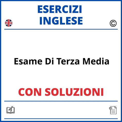 Esercizi Inglese 3 Media Online PDF Soluzioni