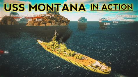 Uss Montana In Action Battle Of Warships Youtube