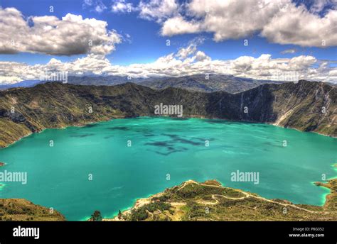 Quilotoa Crater Lake, Ecuador Stock Photo - Alamy