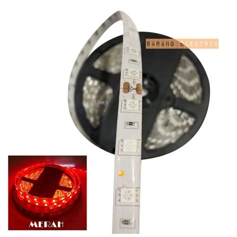 Jual SMD Lampu Led Strip 24V 5050 IP44 Silicon Outdoor Waterproof