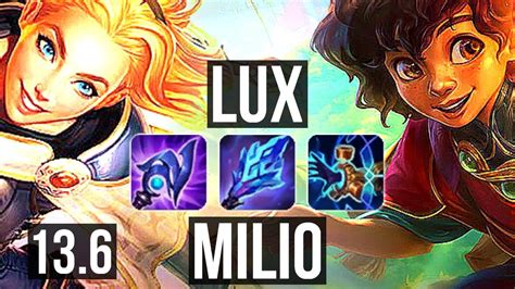 Lux Caitlyn Vs Milio Jinx Sup Games Kr Master