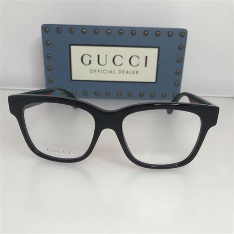 Gucci Accessories New Gucci Gg958o 004 Eyeglasses Black Rectangle Unisex Poshmark