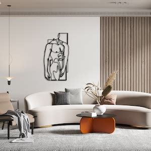 Naked Men Wall Decor Nu Men Metal Decor Naked Men Body Nu Men Body Decor Couple Metal Wall