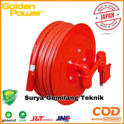 Jual Swinging Fire Hose Reel 1 In X 30 M Selang Hydrant Pemadam Gulung