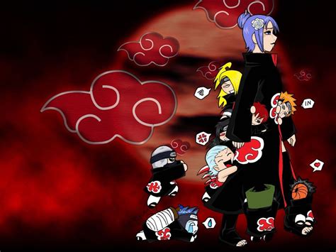 Naruto Shippuden Wallpaper Akatsuki Chibi