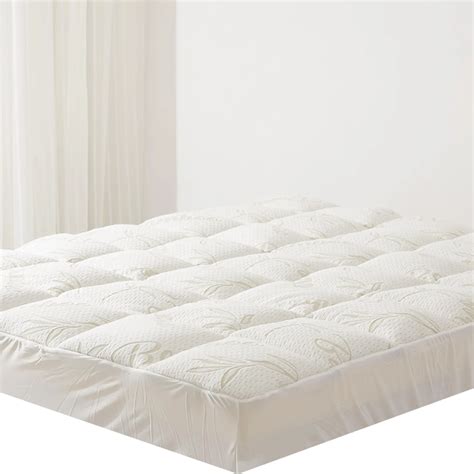 Bamboo Cooling Mattress Topper - SLEEPSDEER-The High Quality Bedding ...