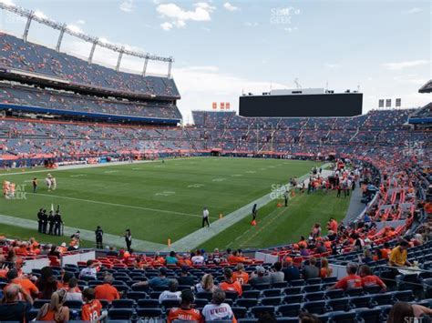 Denver Broncos Seating Chart View Cabinets Matttroy