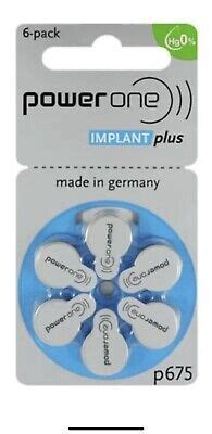 X Power One P Size Implant Plus Batteries Cochlear Hearing Aid