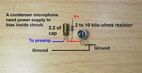 Electret Condenser Microphone Circuit