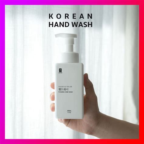 Korean Hand Wash Ml Three Scents Foam Sanitizer Shopee Singapore